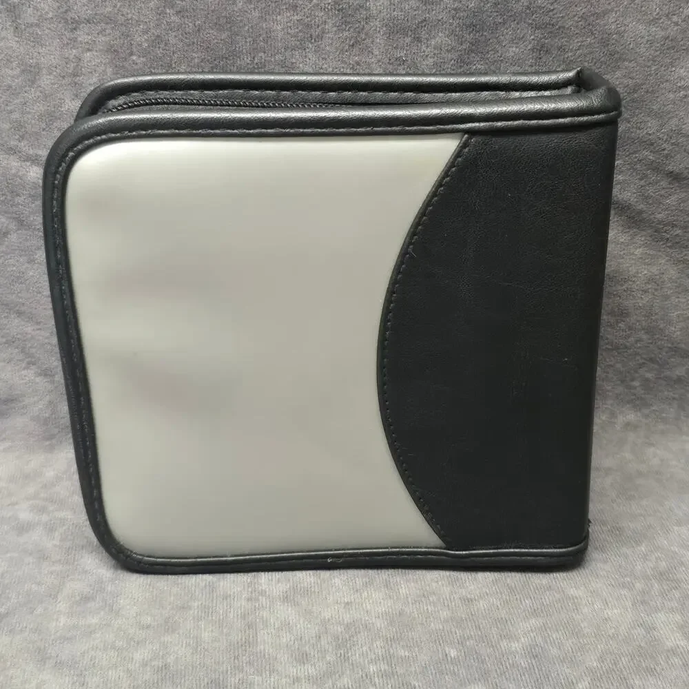Case Logic Silver & Black CD Carrying Case Holds 24 DVD CD Music Movies